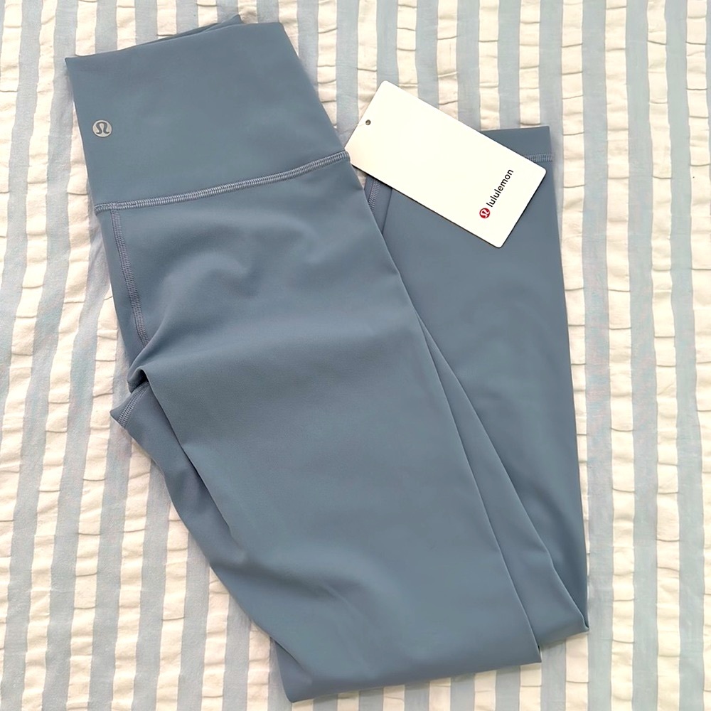 NWT Lululemon Wunder Under High-Rise Tight 25" Full-On Luxtreme Chambray 6